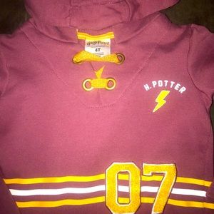 Harry Potter 4T long sleeve hooded dress